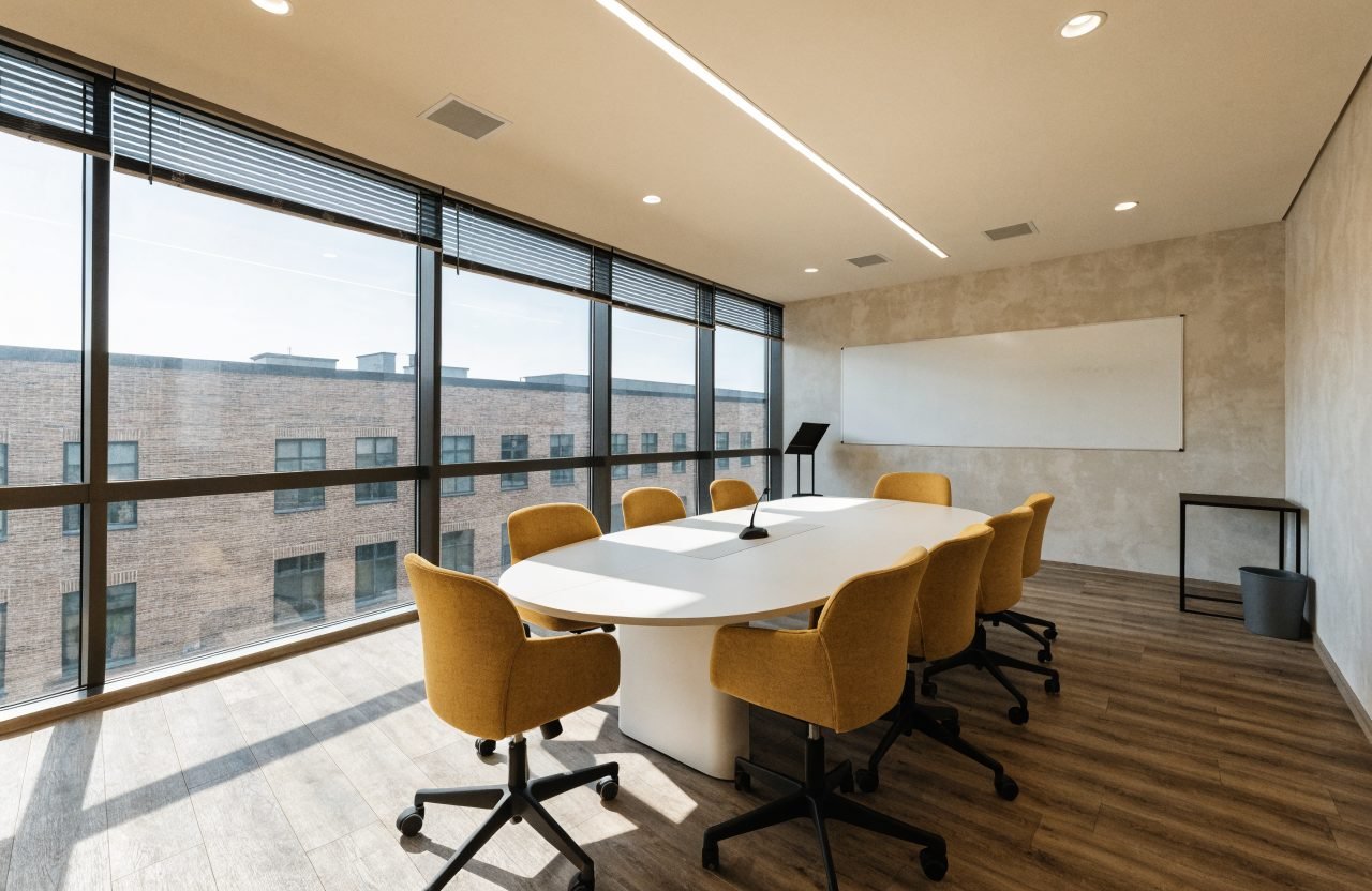 Meeting Room 1 - bright 8-person meeting room